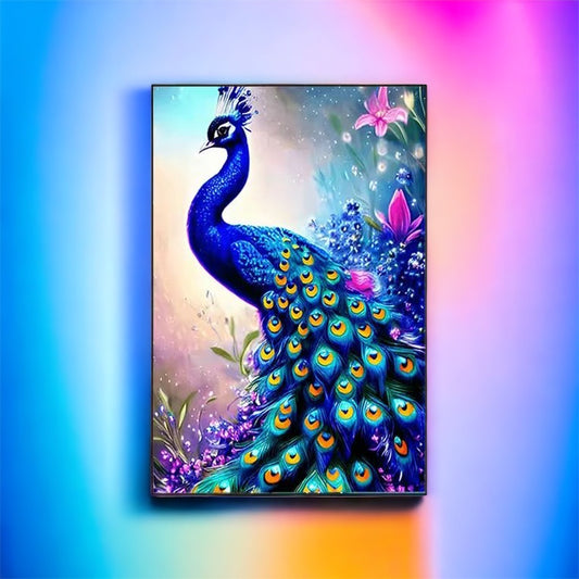 Elegant Peacock Diamond Art Kit