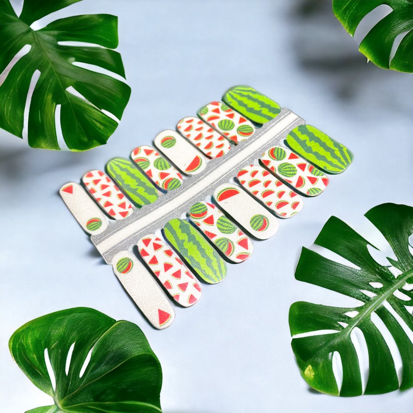 BeauMama Watermelon Cooler Nail Wraps