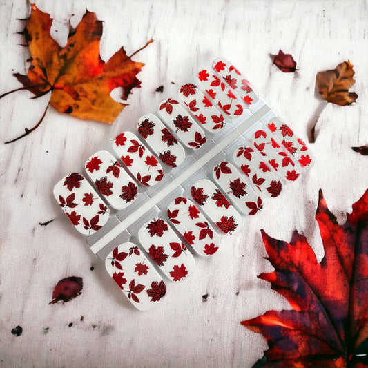 BeauMama Shades of Maple Nail Wraps