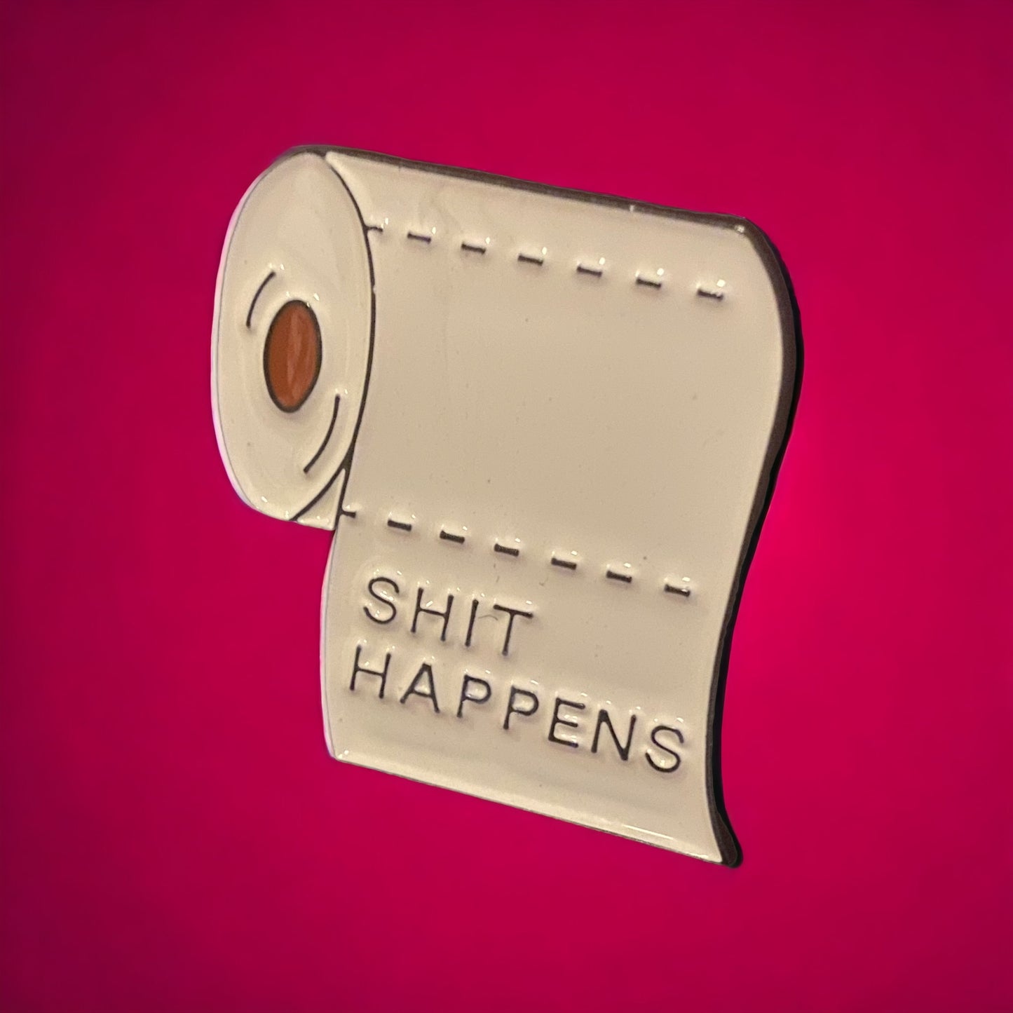 Shit Happens Enamel Pin