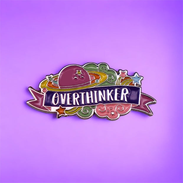 Overthinker Enamel Pin