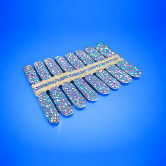 BeauMama Holographic Blue Nail Wraps