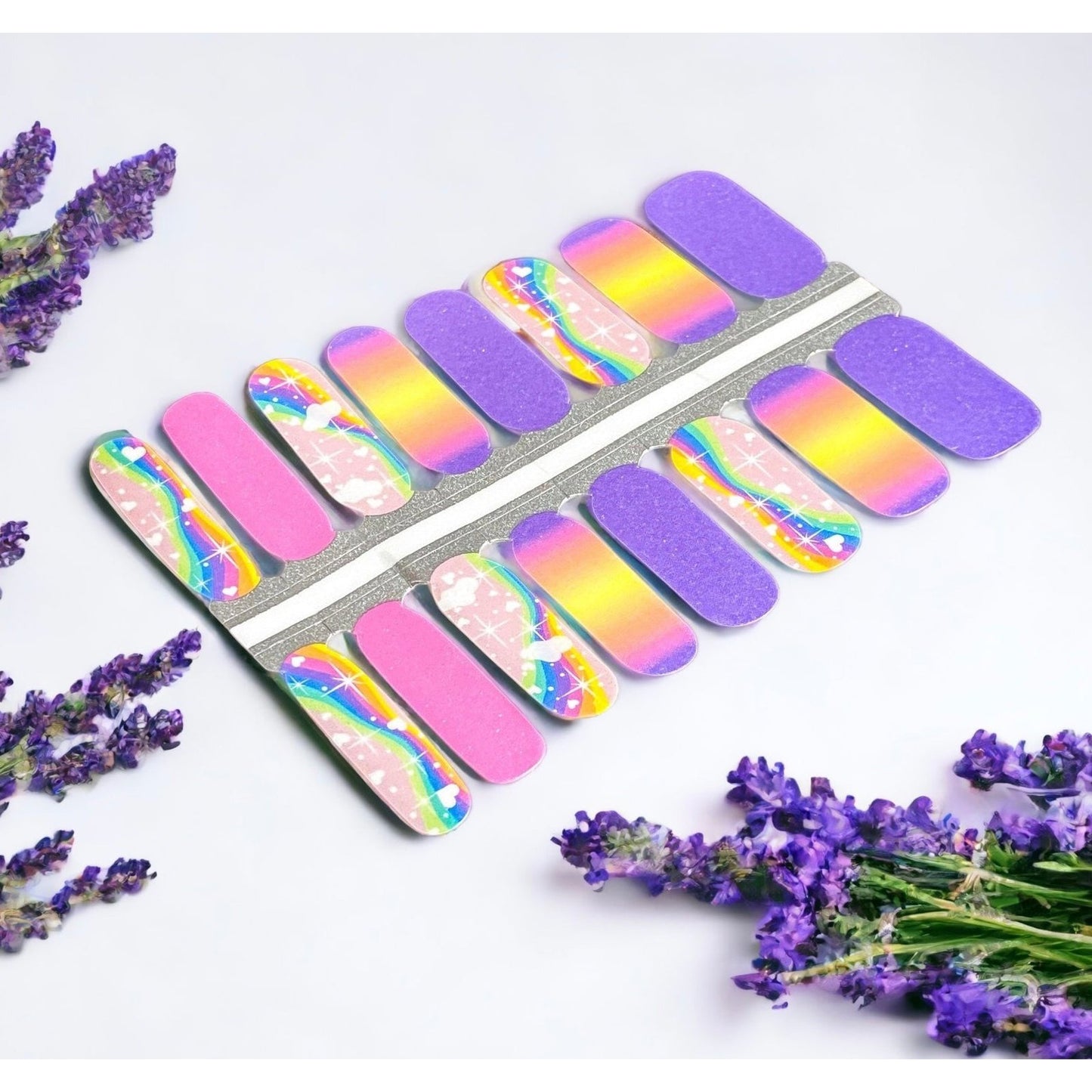 BeauMama Rainbow Dreams Nail Wraps