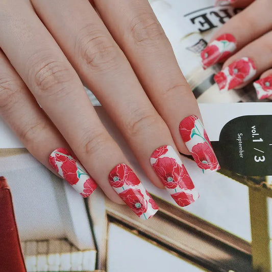 BeauMama Remembrance Semi Cured Gel Nail Wraps