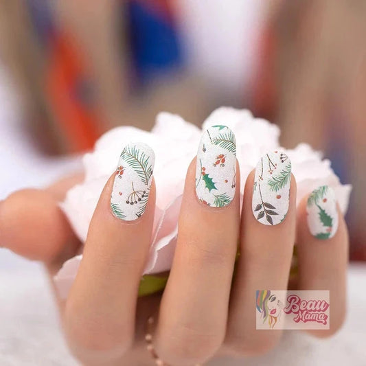 BeauMama Holly Nail Wraps