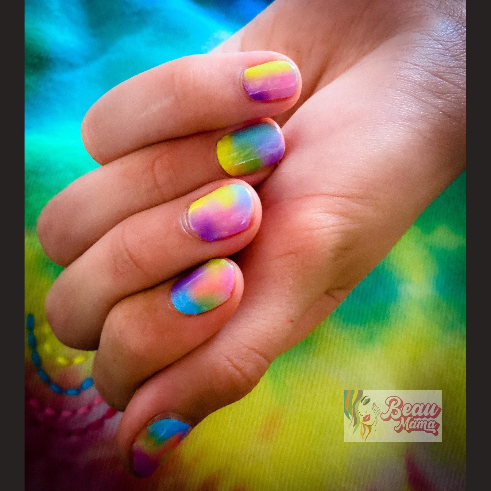 BeauMama Tie Dye Nail Wraps