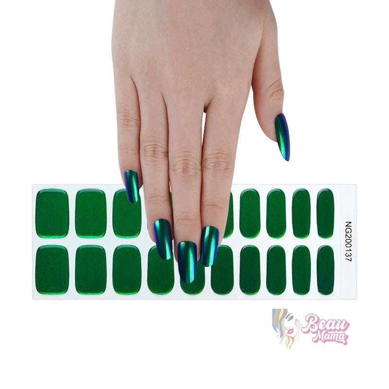 BeauMama Tropical Seas Colour Changing Semi Cured Gel Nail Wraps