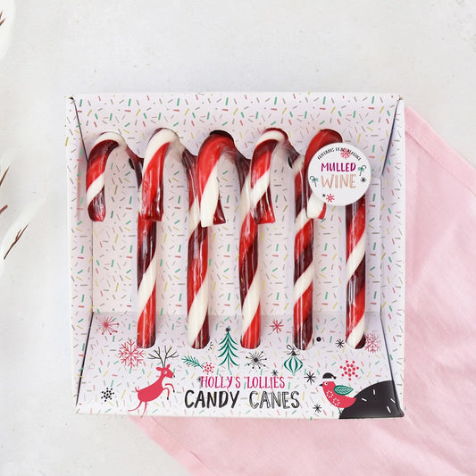 Holly's Lollies Mulled Wine Candy Canes