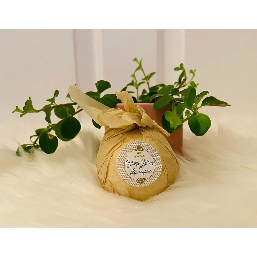 Organic Essentials Therapeutic Bath Bomb - Ylang Ylang & Lemongrass